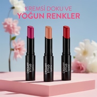  FLORMAR FLORMAR Flormar Creamy Style Yarı Parlak Bitişli Kremsi Ruj No:13 Fall Rose  1 of 4 