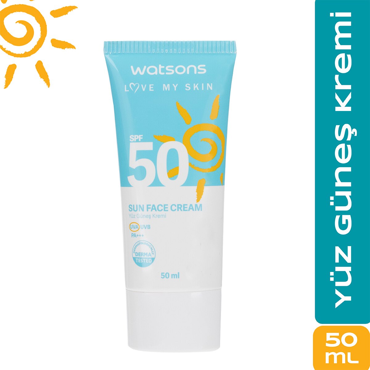  WATSONS WATSONS Watsons&nbsp;Sun Yüz Kremi SPF50 50 ml  1 of 1 Watsons&nbsp;Sun Yüz Kremi SPF50 50 ml