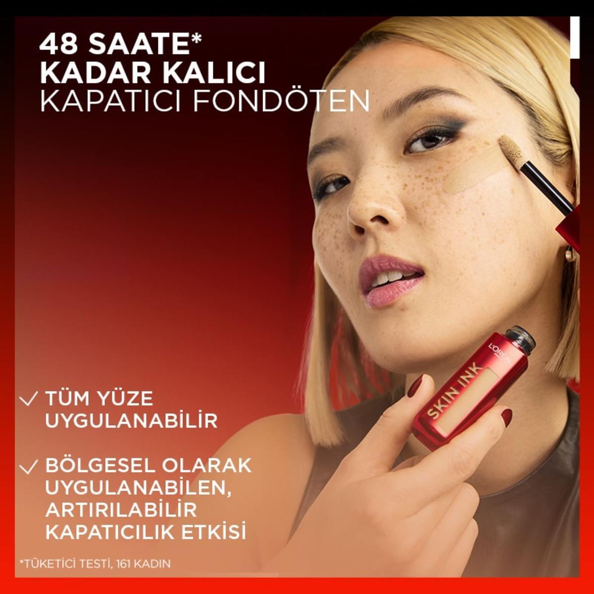  LOREAL PARIS LOREAL PARIS L'Oreal Paris Skin Ink Gün Boyu Kapatıcı Fondöten Nötr Alt Ton 20  1 of 7 