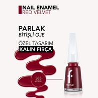 Flormar Nail Enamel Yoğun Pigmentli Parlak Oje No: 385