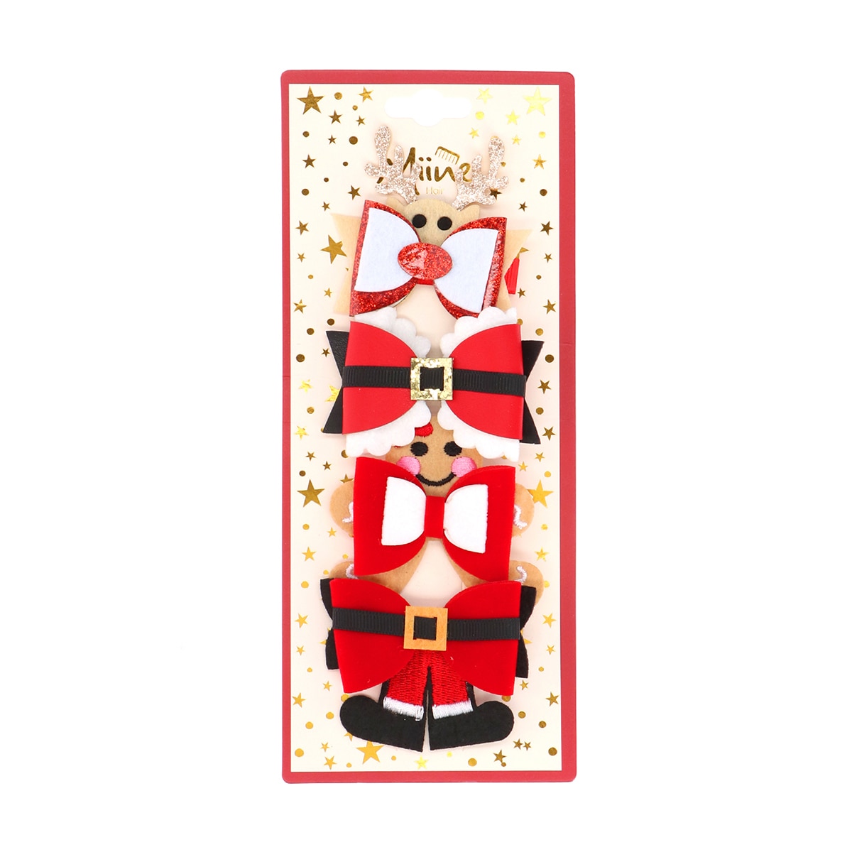  MIINE MIINE Miine Yılbaşı Saç Tokası Santa  1 of 1 Miine Yılbaşı Saç Tokası Santa