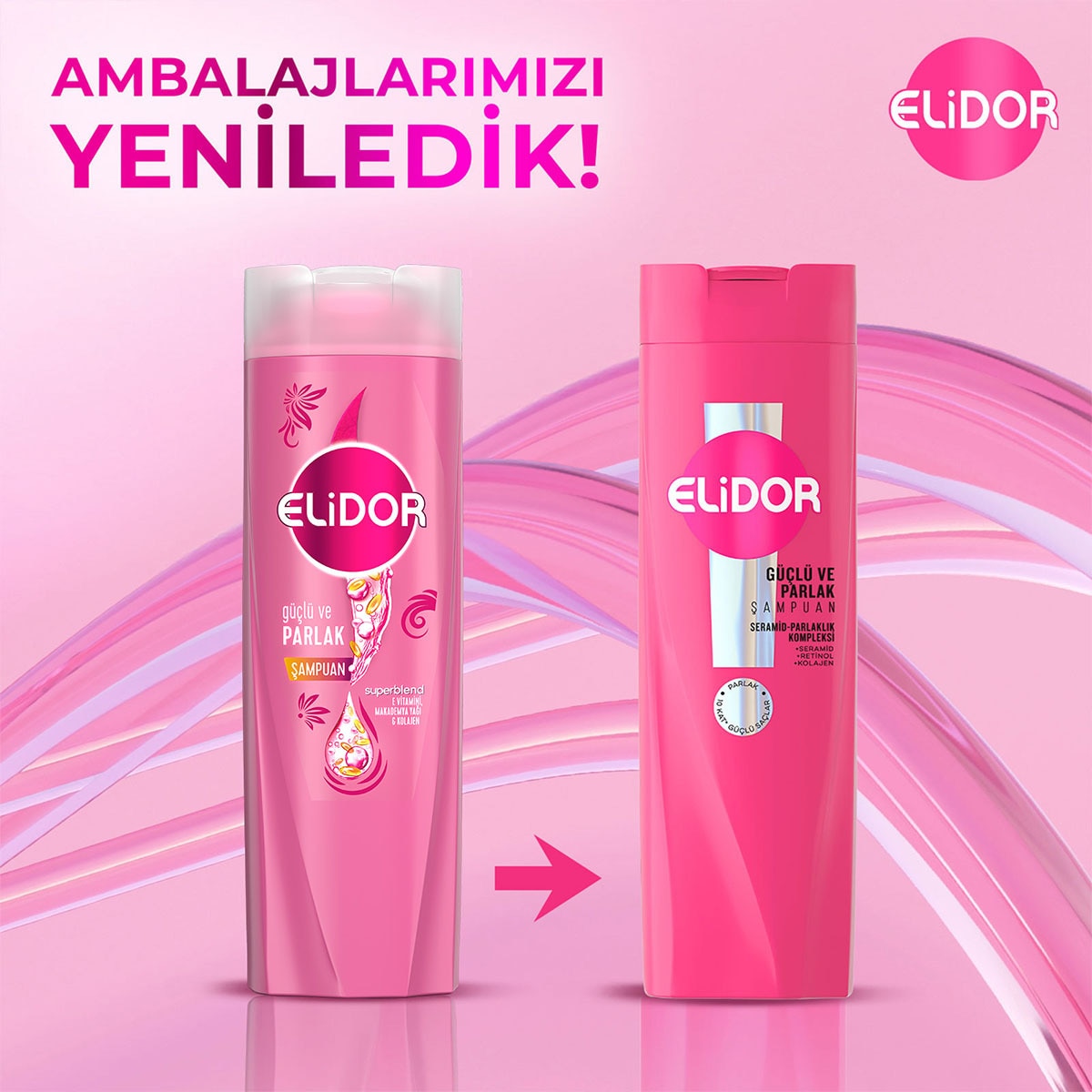  ELİDOR ELİDOR Elidor Şampuan Güçlü ve Parlak 325 ml  1 of 7 