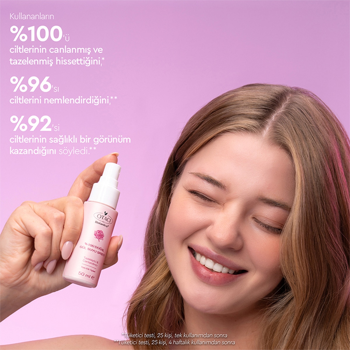  OTACI OTACI Otacı Gül Kürü Yüz Spreyi %100 Doğal Gülsuyu  1 of 9 