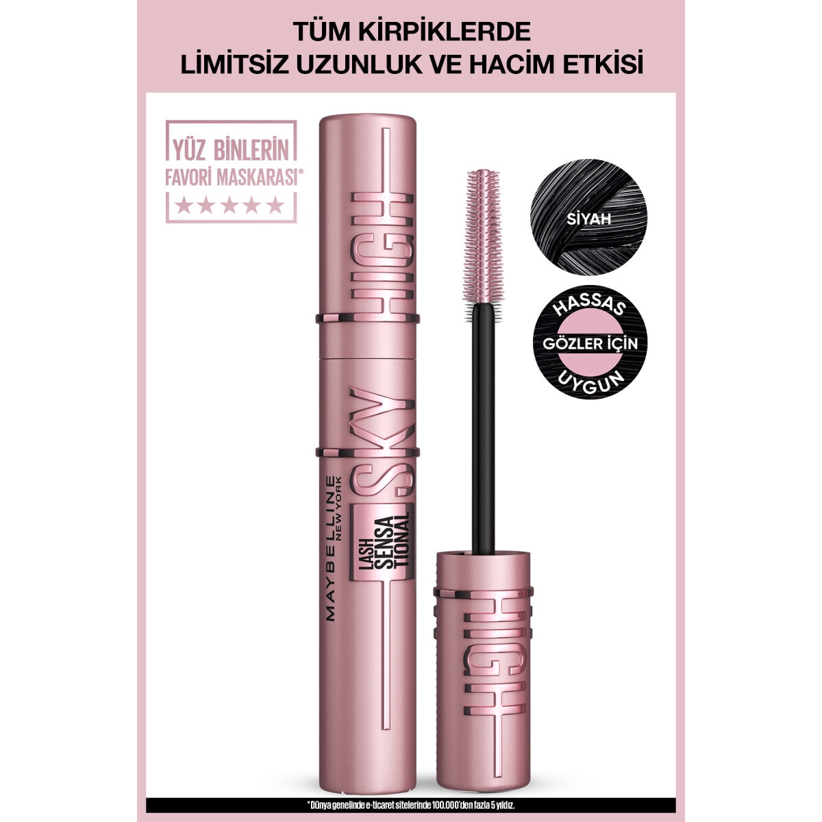 MAYBELLINE MAYBELLINE Maybelline New York Lash Sensational Maskara Sky High 1 of 11