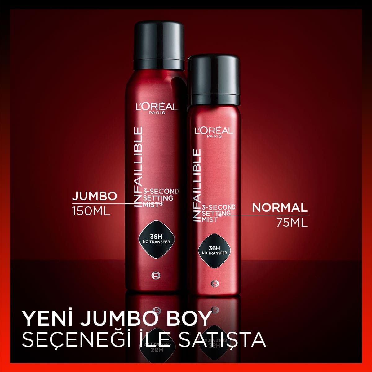  LOREAL PARIS LOREAL PARIS L'Oreal Paris Infaillable 3 Second Jumbo Makyaj Sabitleme Spreyi  1 of 5 