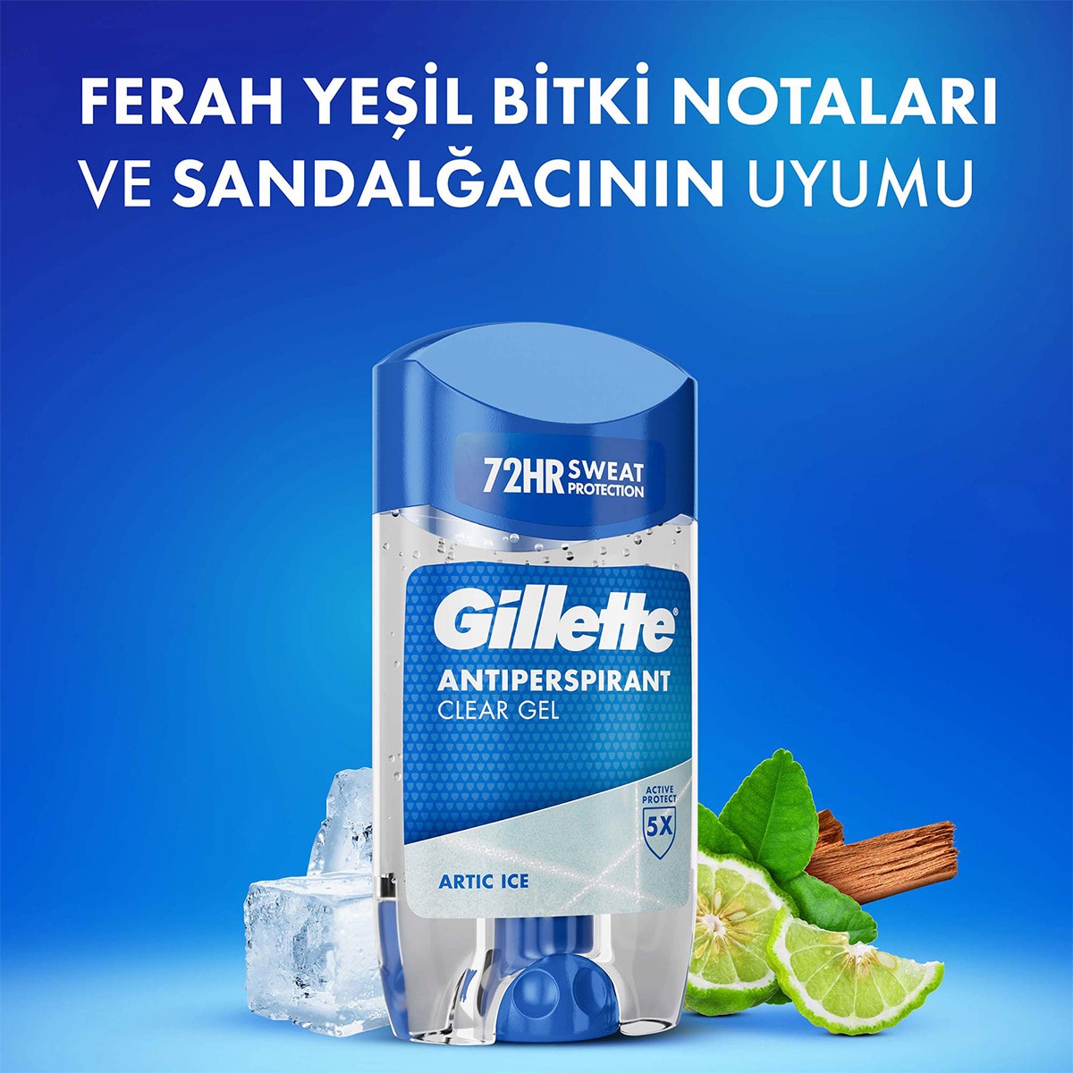 GILLETTE GILLETTE EXC. Gillette Clear Jel Arctic Ice Erkek Deo 70 ml 1 of 10
