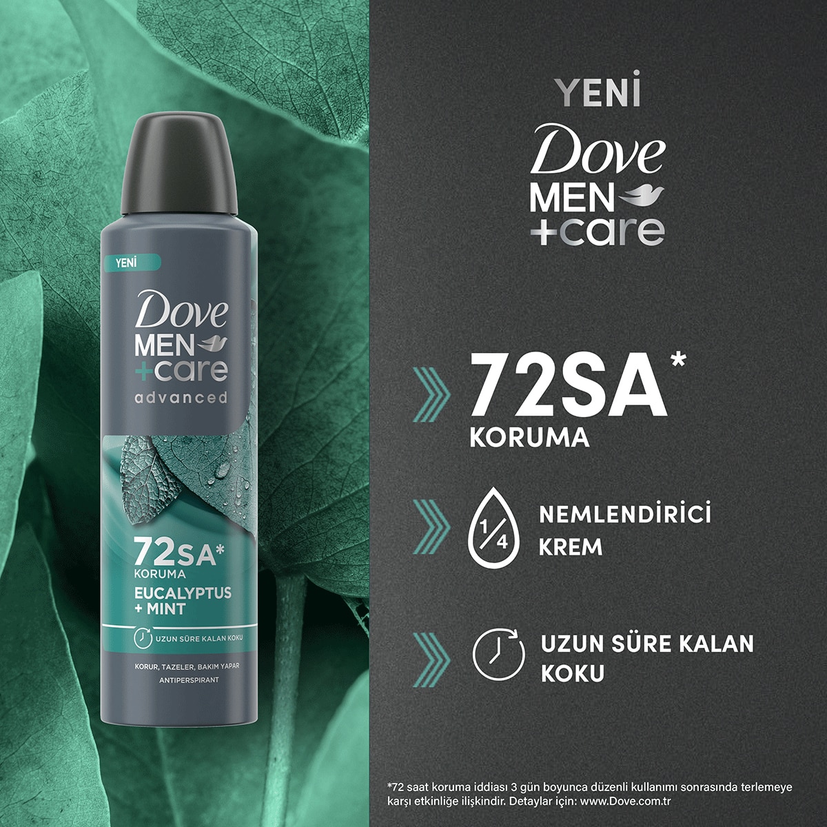  DOVE DOVE Dove Men Eucalyptus & Mint Deodorant 150 ml  1 of 10 