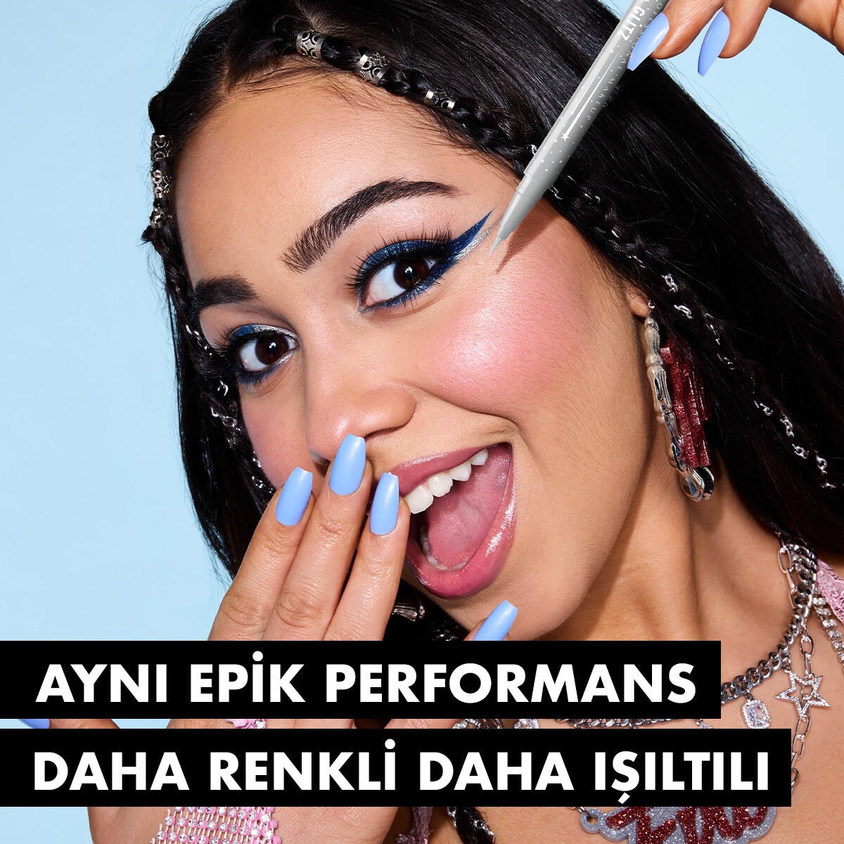  NYX NYX Nyx Professional Makeup Epic Ink Liner Glitz Eyeliner Shimmer Stitch  1 of 7 