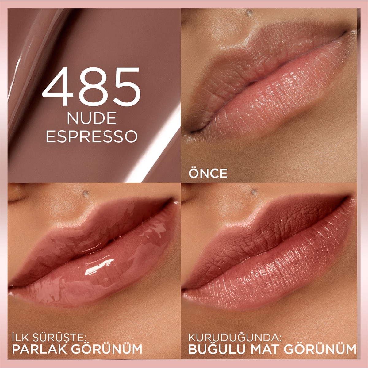  LOREAL PARIS LOREAL PARIS L'Oreal Paris Hyaluron Tint 485 Nude Espresso  1 of 6 