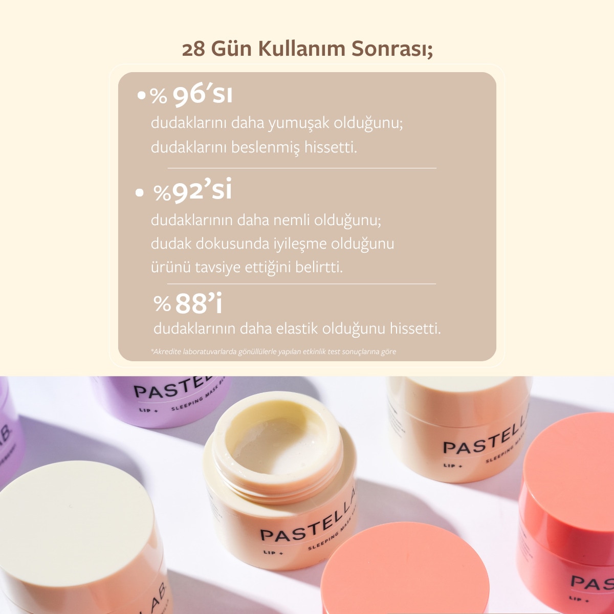  PASTELLAB PASTELLAB. Pastellab. Lip Sleeping Mask Dudak Bakım Maskesi Vanilla  1 of 7 