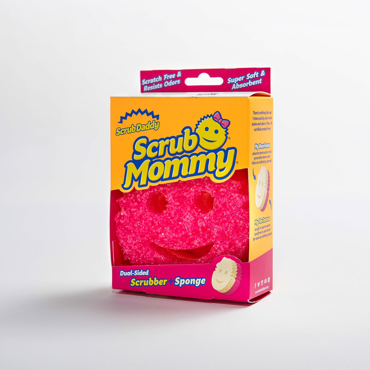 SCRUB DADDY SCRUB DADDY Scrub Mommy Çift Yüzeyli Bulaşık Süngeri 1 of 1