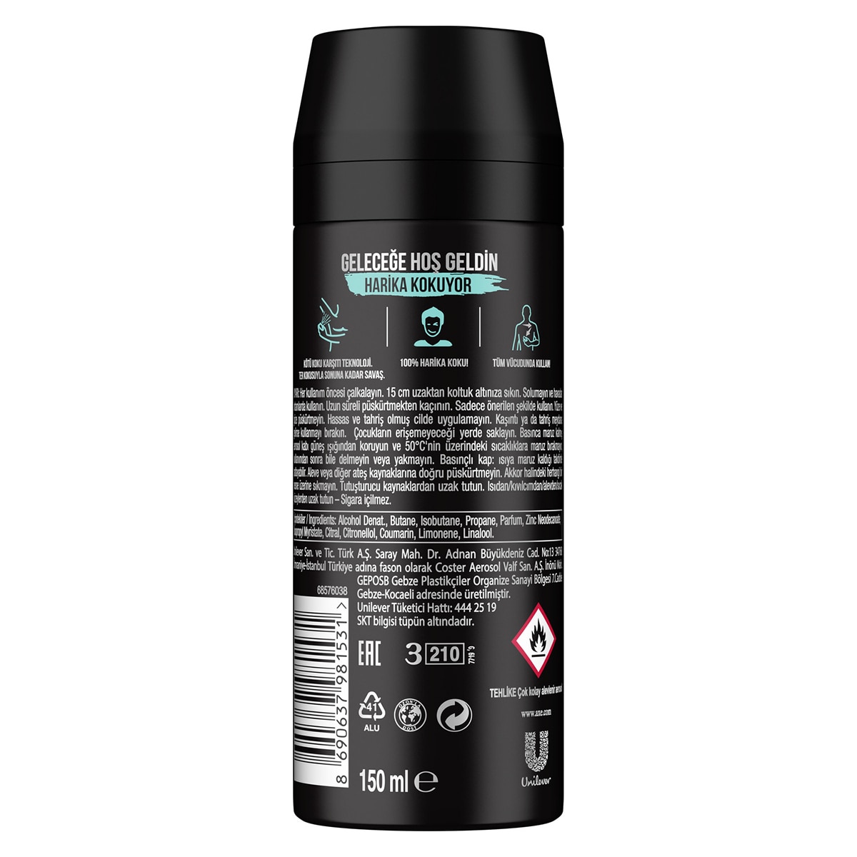 AXE AXE Axe Apollo Erkek Deodorant Sprey 150 ml 1 of 9