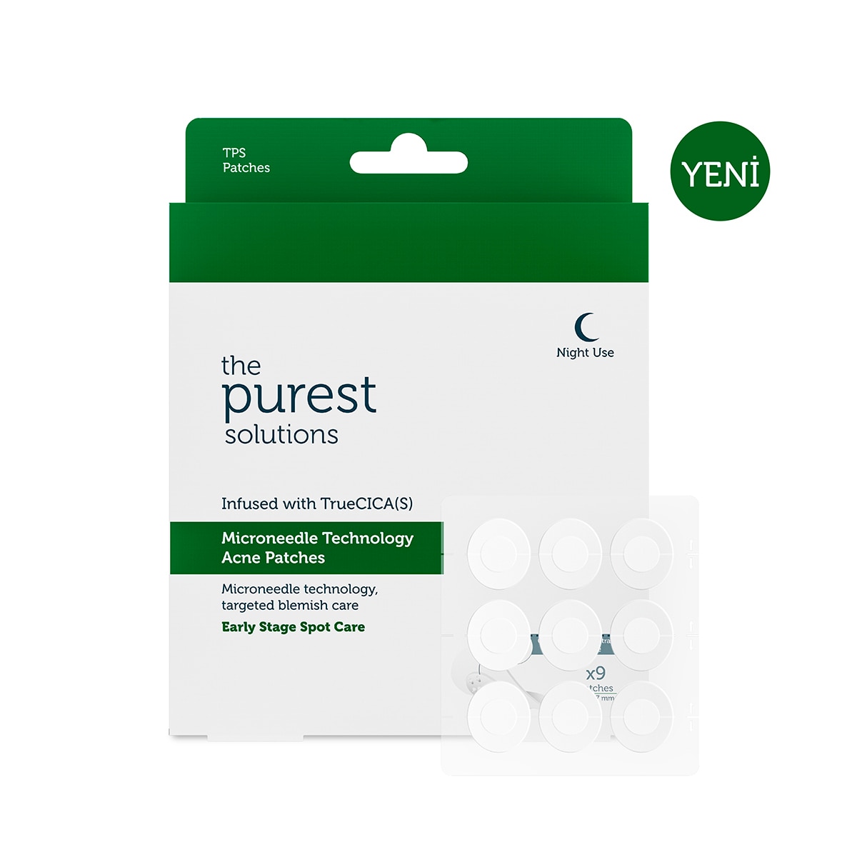  THE PUREST SOLUTIONS THE PUREST SOLUTIONS The Purest Solutions Microneedle Akne Patch 9 Adet 