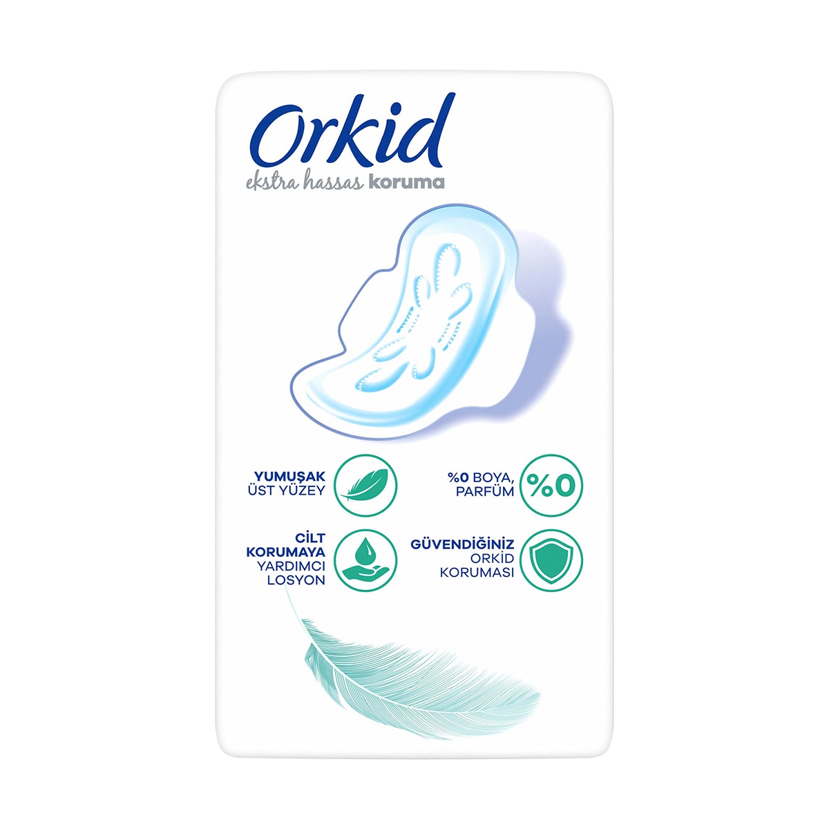  ORKID ORKID Orkid Ekstra Hassas Hijyenik Ped Dörtlü Paket Normal 24'lü  1 of 8 