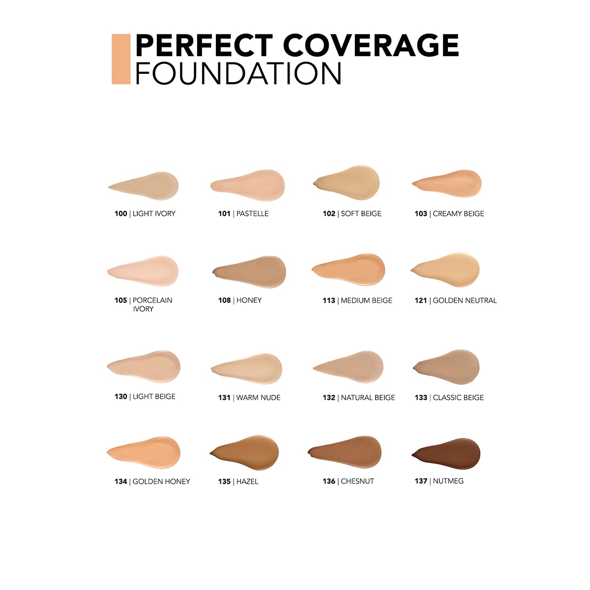 FLORMAR FLORMAR Flormar Perfect Coverage Yoğun Pigmentli SPF15 Fondöten No: 105 1 of 9