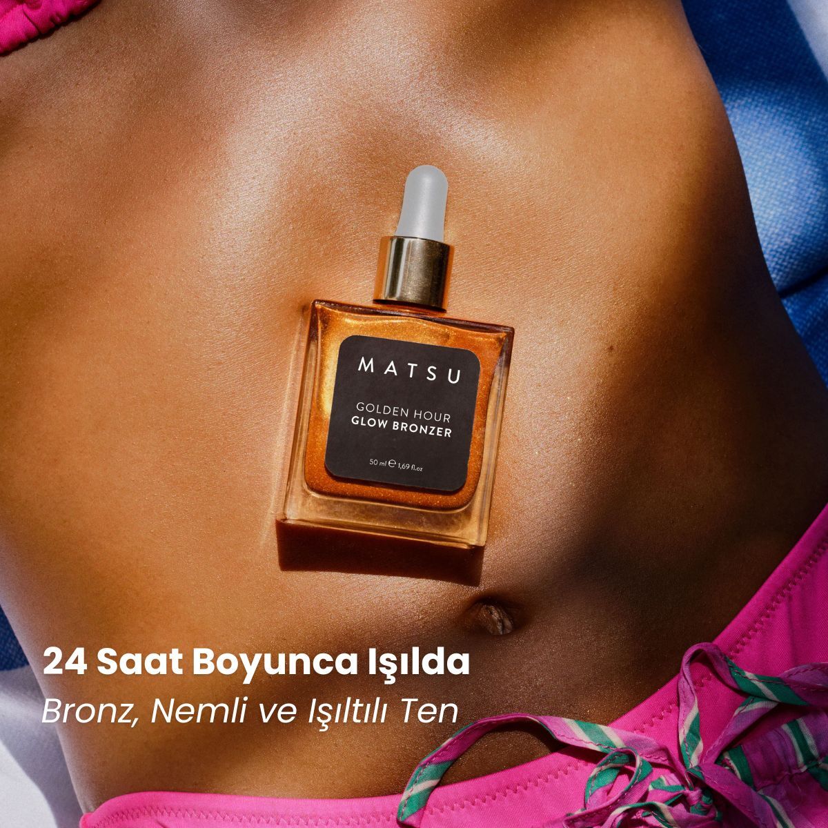  MATSU PROFESSIONAL MATSU PROFESSIONAL Matsu Golden Hour Bronzlaştırıcı Vücut Yağ 50 ml  1 of 7 