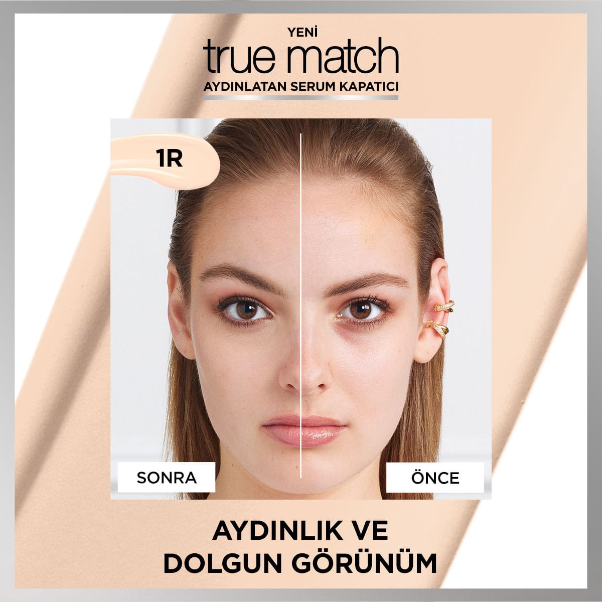  LOREAL PARIS LOREAL PARIS L'Oreal Paris True Match Aydınlatan Serum Kapatıcı 1R  1 of 8 