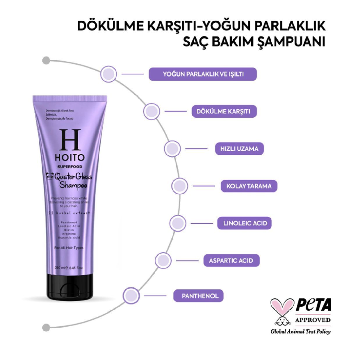  HOITO HOITO Hoito Superfood Parlaklık Veren Şampuan 250 ml  1 of 3 