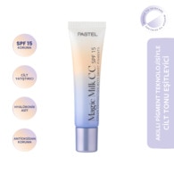 Pastel Make Up To Skin Care Magic Milk Cilt Tonu Eşitleyici SPF 15 CC Krem 51 Medium Deep