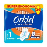  ORKID ORKID Orkid Ultra Ekstra Dörtlü Hijyenik Ped Normal 24'lü  1 of 1 