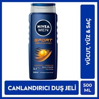  NIVEA BATH CARE NIVEA BATH CARE Nivea Sport 2'si 1 Arada Erkek Duş Jeli 500 ml  1 of 1 