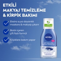  NIVEA VISAGE NIVEA VISAGE Nivea Çift Fazlı Suya Dayanıklı Göz Makyaj Temizleyici 125 ml  1 of 7 