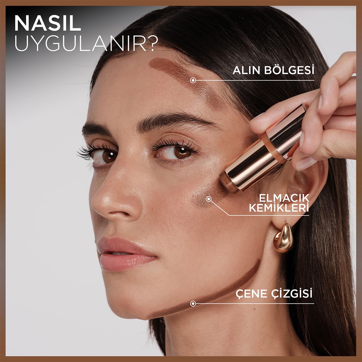  LOREAL PARIS LOREAL PARIS L'Oreal Paris Lumi Bronzlaştırıcı Stick 130 Sunset Dore  1 of 7 