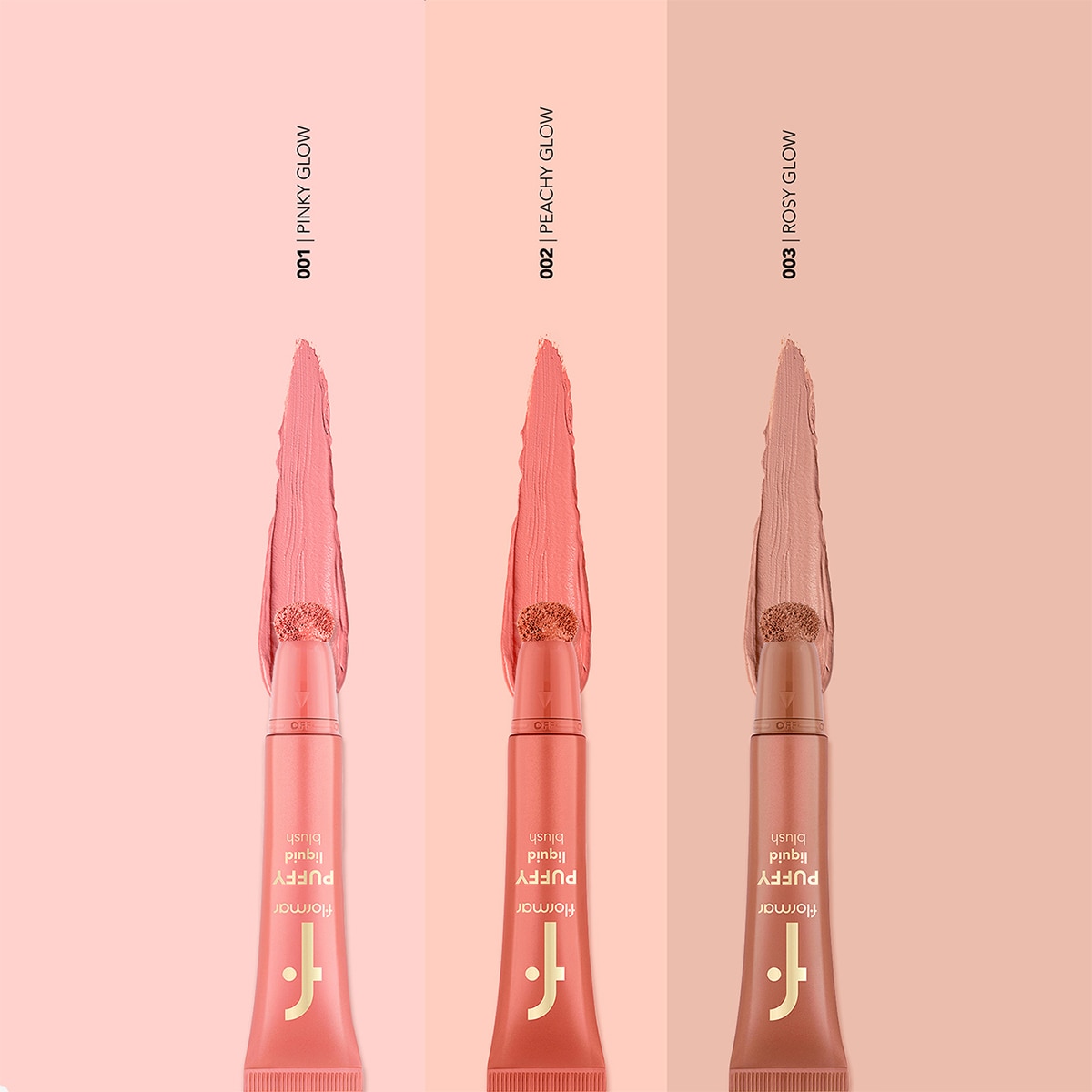  FLORMAR FLORMAR Flormar Puffy Likit Allık No: 03 Rosy Glow  1 of 8 