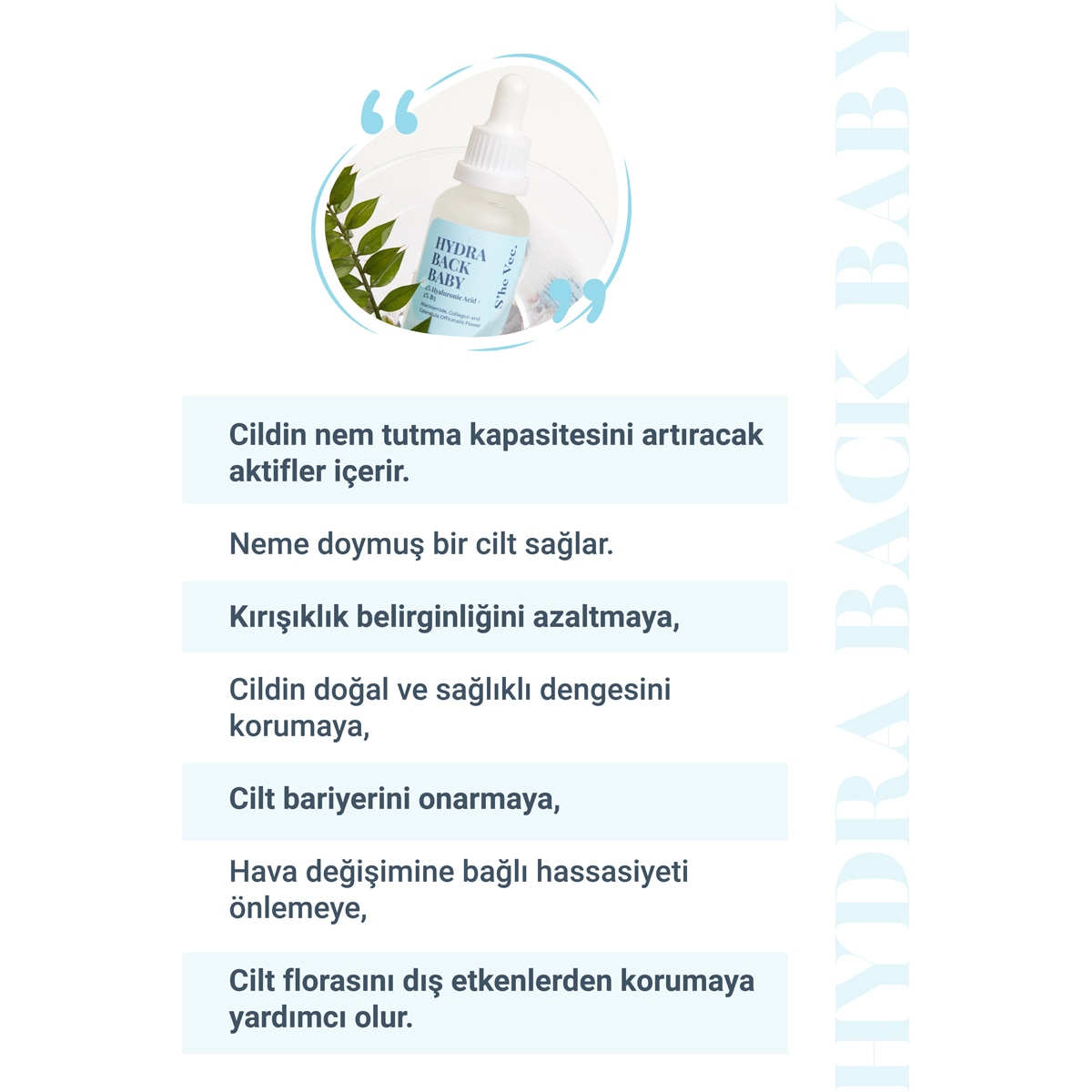 SHE VEC SHE VEC She Vec Hydra Back Baby Nemlendirici Serum 30 ml 1 of 9