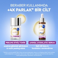 Nivea Luminous630 Skin Glow Peeling Etkili Tonik 100 ml, Eşit Cilt Tonu