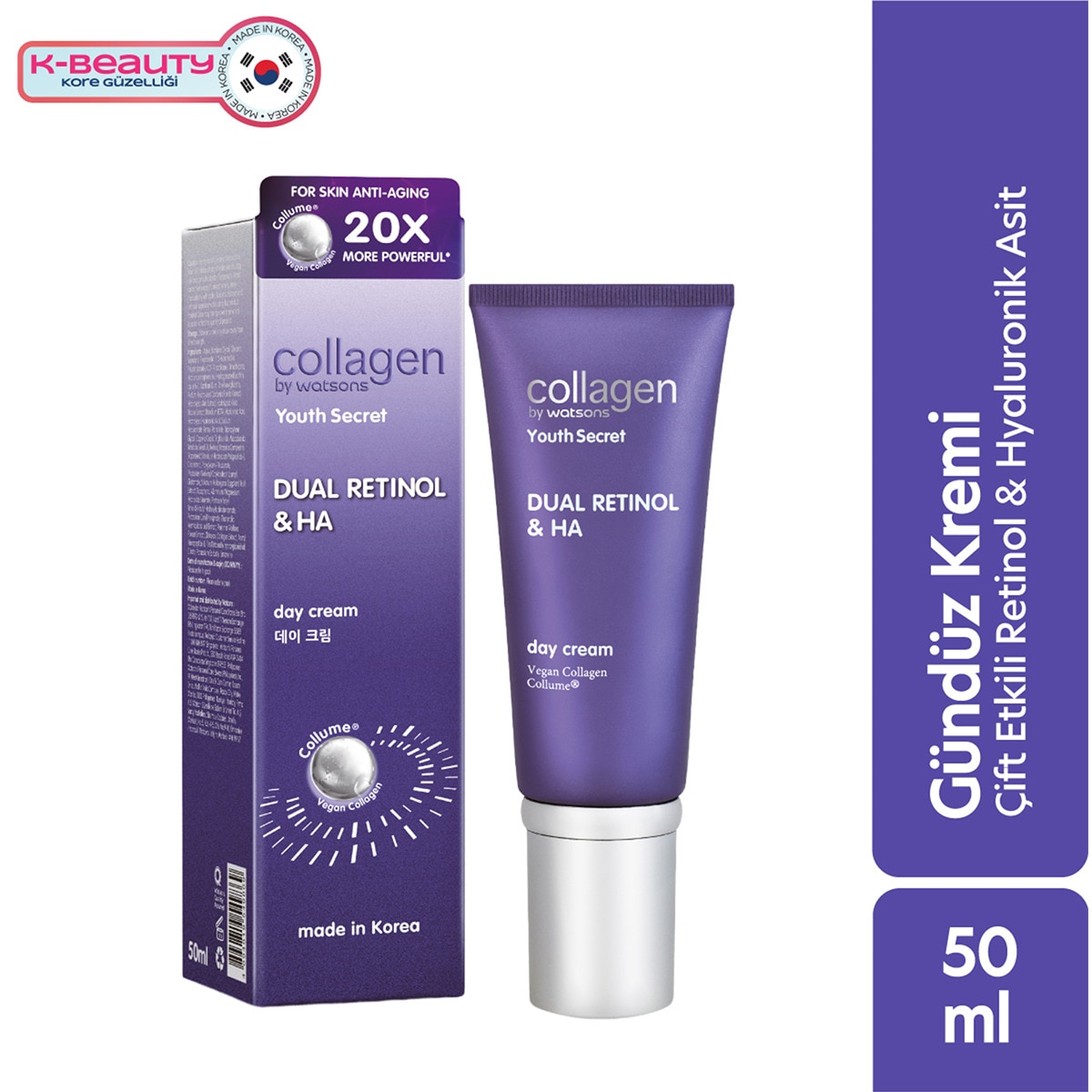  COLLAGEN BY WATSONS COLLAGEN BY WATSONS Collagen By Watsons Youth Secret Gündüz Kremi 50 ml 