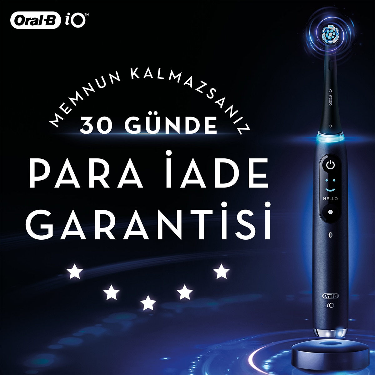  ORAL-B ORAL-B Oral-B İo5 Şarjlı Diş Fırçası Siyah  1 of 11 
