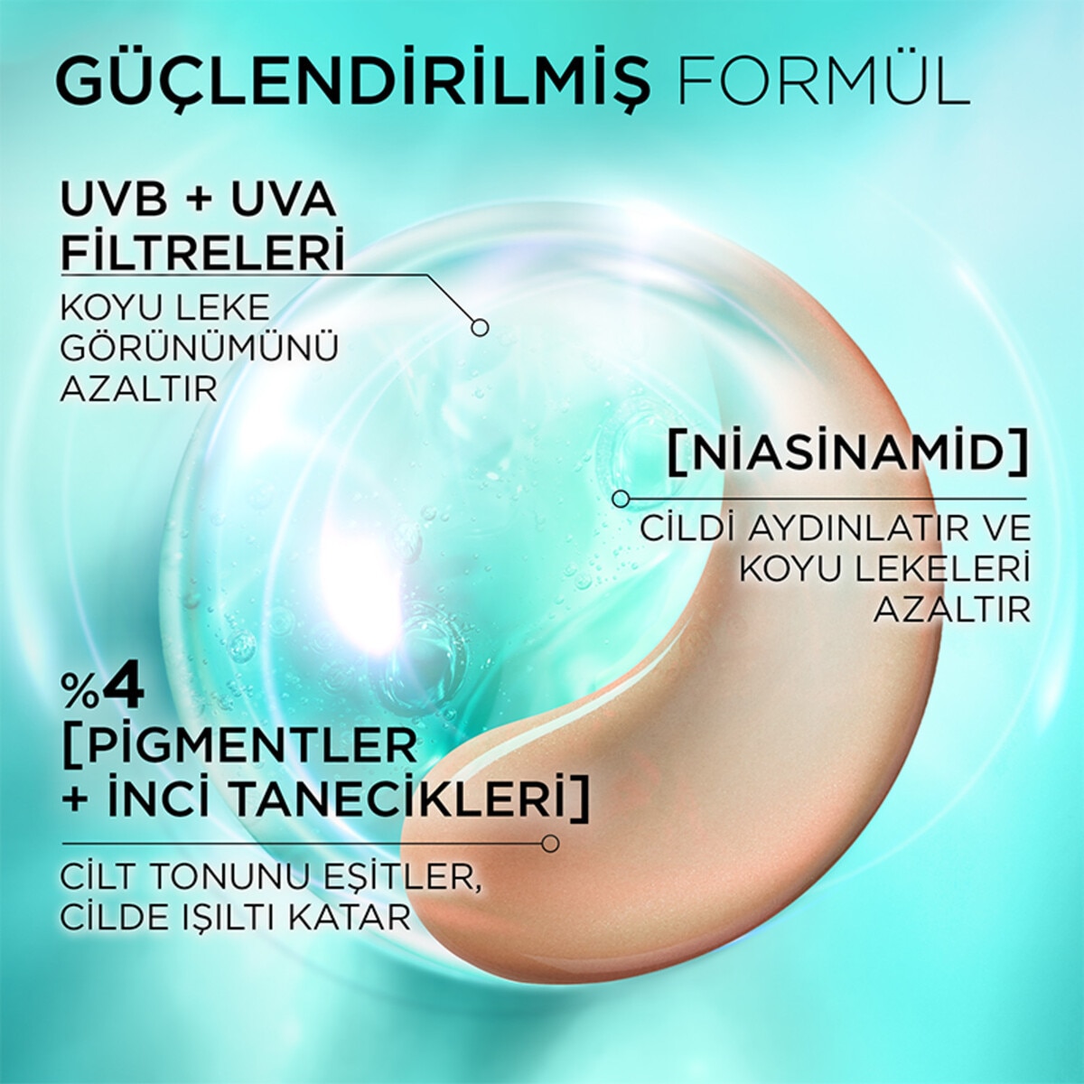  LOREAL PARIS LOREAL PARIS L'Oreal Paris Bright Reveal Renkli Yüz Güneş Kremi SPF50+ 50 ml Light Koyu Leke Karşıtı  1 of 11 