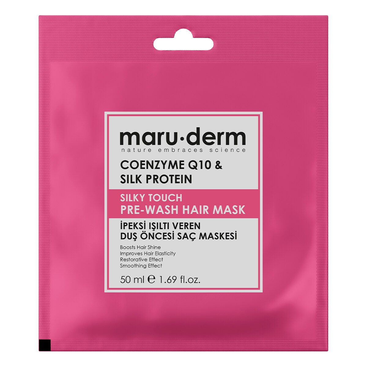  MARUDERM MARUDERM Maruderm İpeksi Işıltı Saç Maskesi 50 ml  1 of 1 Maruderm İpeksi Işıltı Saç Maskesi 50 ml