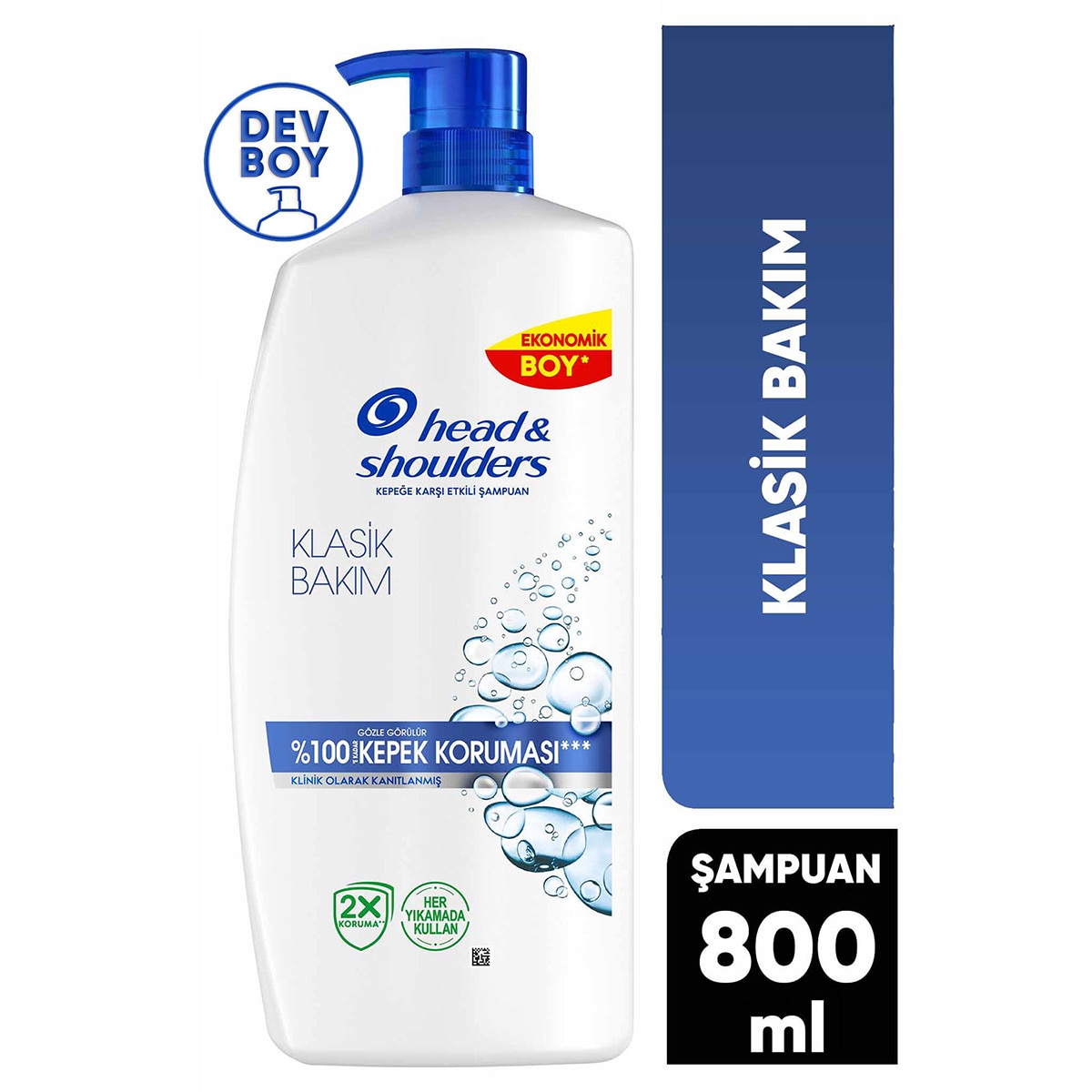  HEAD&SHOULDERS HEAD&SHOULDERS Head&Shoulders Klasik Bakım Şampuan 800 ml  1 of 11 