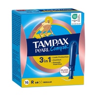 Tampax Pearl Compak Tampon Regular/Normal 16'lı