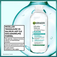  GARNIER GARNIER Garnier Salisilik Asit Micellar Makyaj Temizleme Suyu 400 ml  1 of 11 