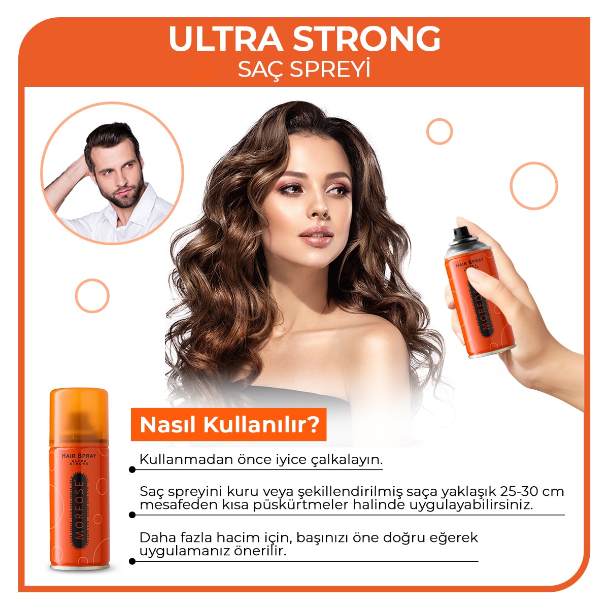 MORFOSE MORFOSE Morfose Ultra Strong Saç Spreyi 75 ml 1 of 5