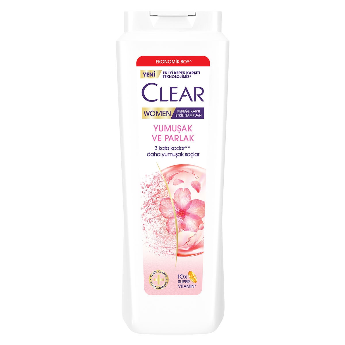  CLEAR CLEAR Clear Women Şampuan Yumuşak&Parlak 500 ml  1 of 9 