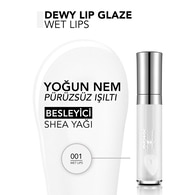Flormar Dewy Lip Glaze Nemlendirici Dudak Parlatıcısı No: 001 Wet Lips