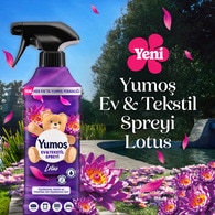 Yumoş Ev ve Tekstil Spreyi Lotus 450 ml