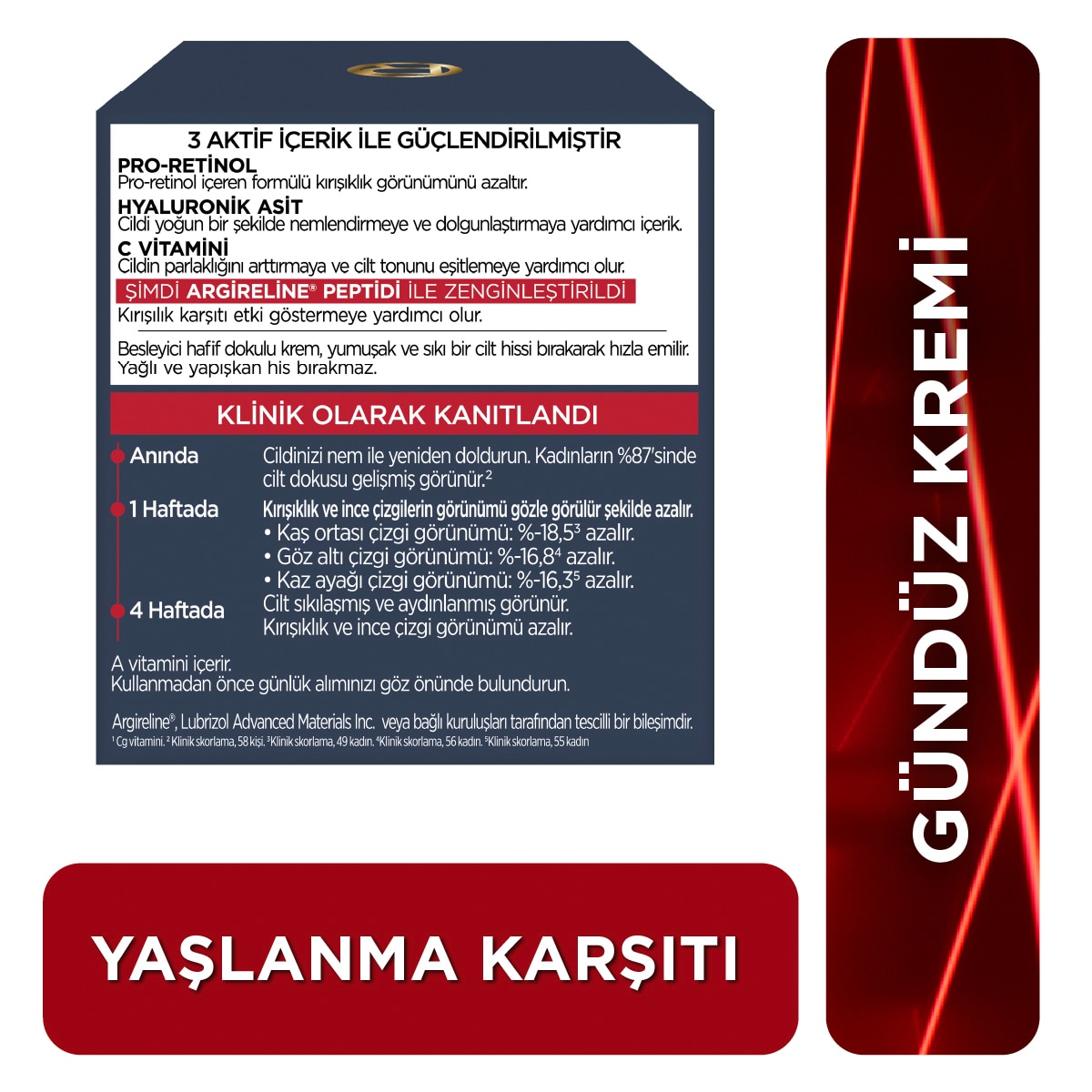 LOREAL PARIS LOREAL PARIS L'Oreal Paris Revitalift Lazer Yoğun Yaşlanma Karşıtı Gündüz Bakım Kremi 50 ml 1 of 10