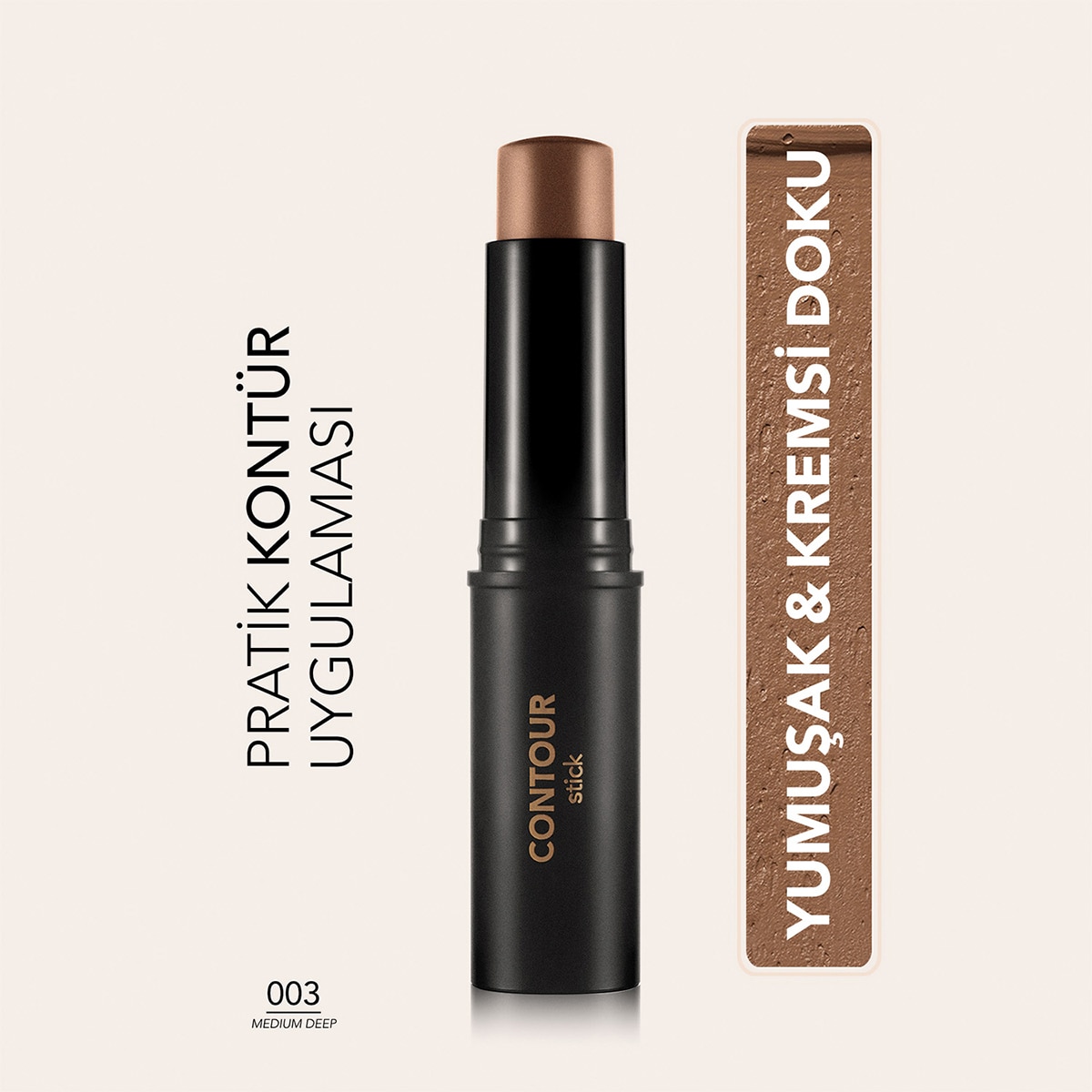 FLORMAR FLORMAR Flormar Kontür Stick R2-003 Medium Deep 1 of 6