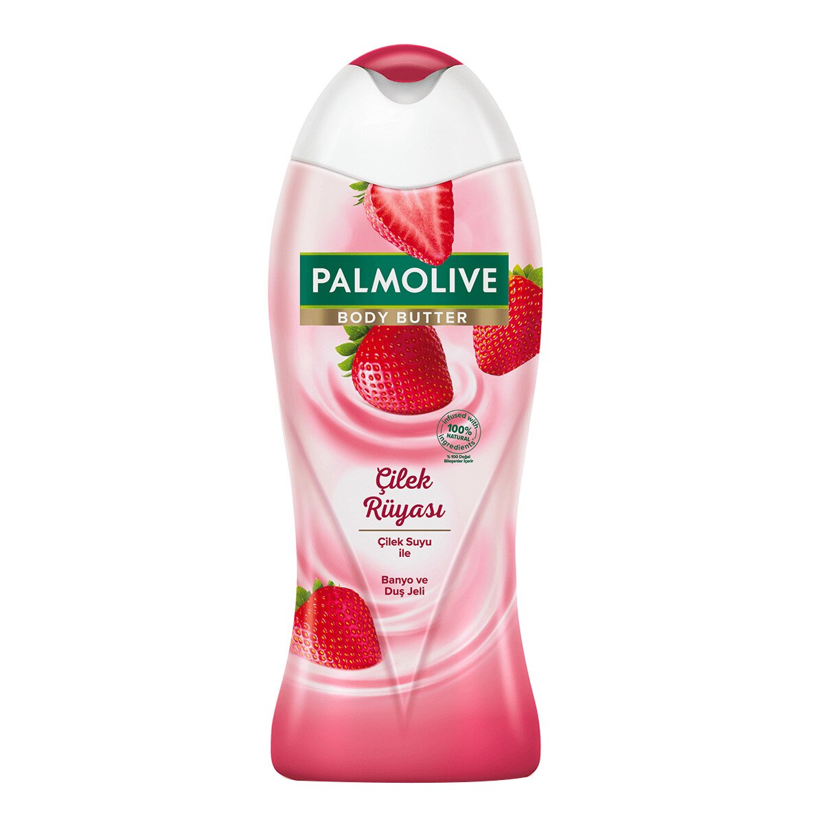PALMOLIVE PALMOLIVE Palmolive Body Butter Çilek Duş Jeli 500 ml 1 of 3