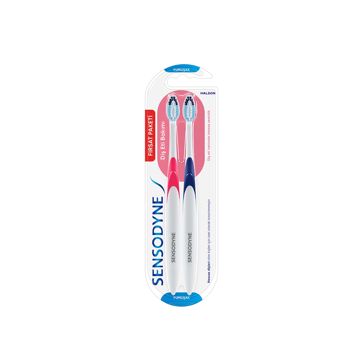  SENSODYNE SENSODYNE Sensodyne Yumuşak Diş Eti Bakımı Diş Fırçası 1+1  Sensodyne Yumuşak Diş Eti Bakımı Diş Fırçası 1+1