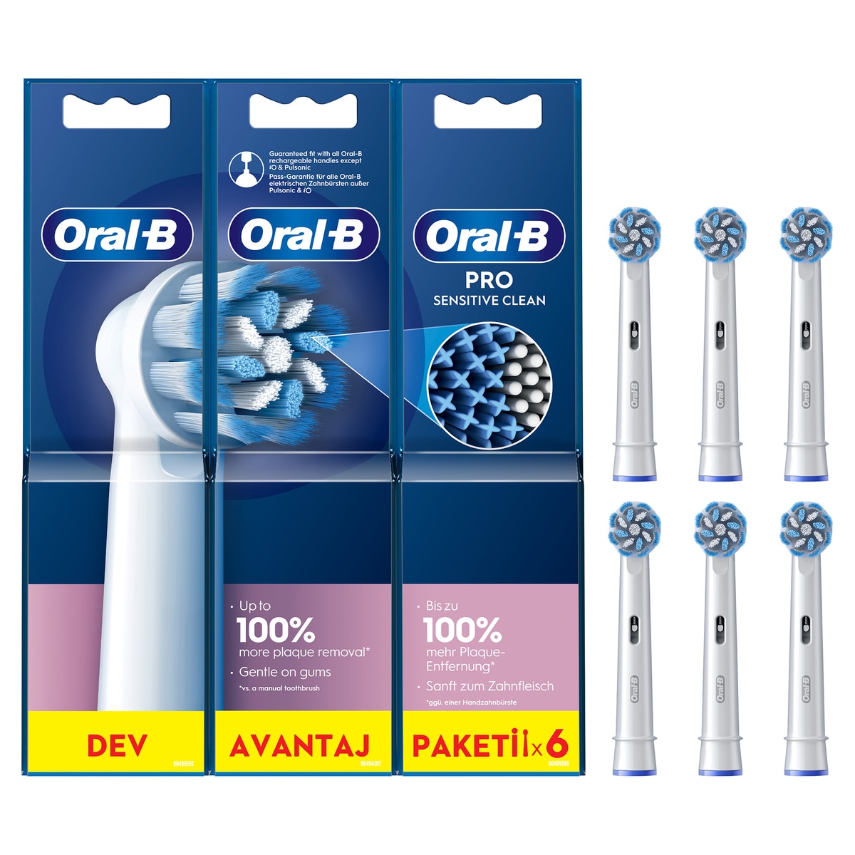  ORAL-B ORAL-B Oral-B Sensıtıve Yedek Başlık 6'lı  Oral-B Sensıtıve Yedek Başlık 6'lı