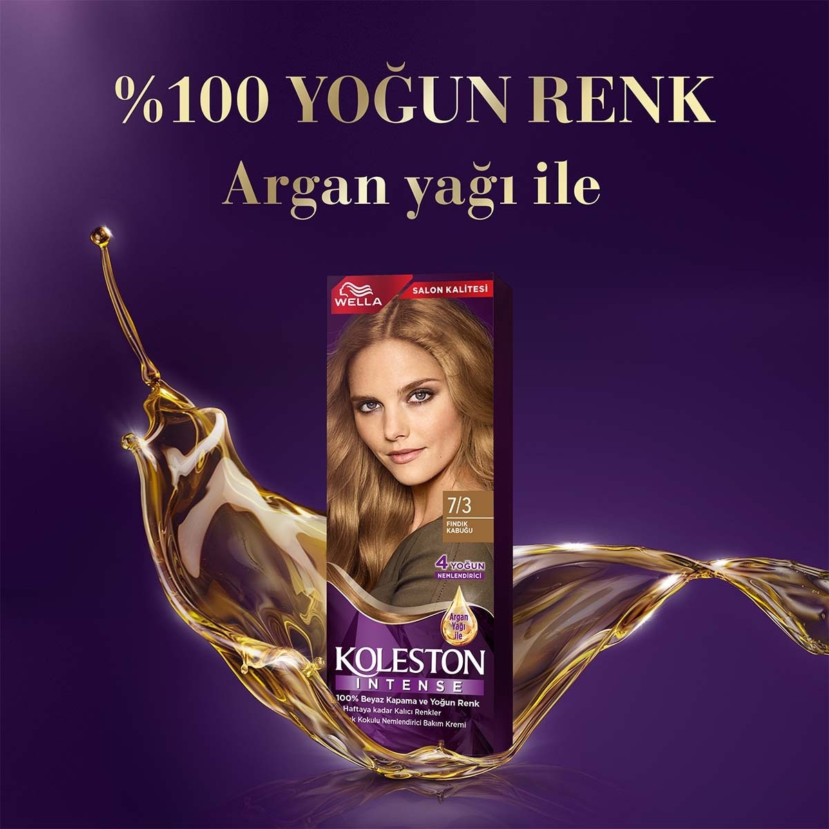  KOLESTON KOLESTON NATURALS Wella Koleston Intense Saç Boyası 7/3 Fındık Kabuğu  1 of 7 