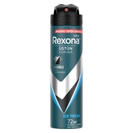 Rexona Men Erkek Sprey Deodorant Invisible Ice Fresh 72 Saat Kesintisiz Üstün Koruma 150 ml
