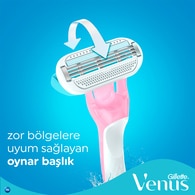 Gillette Venus Hassas Kullan At Kadın Tıraş Bıçağı 3 Adet