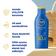 NIVEA SUN NIVEA SUN Nivea Sun SPF30 Güneş Koruyucu & 48 Nemlendirici Güneş Losyonu 200 ml 1 of 8